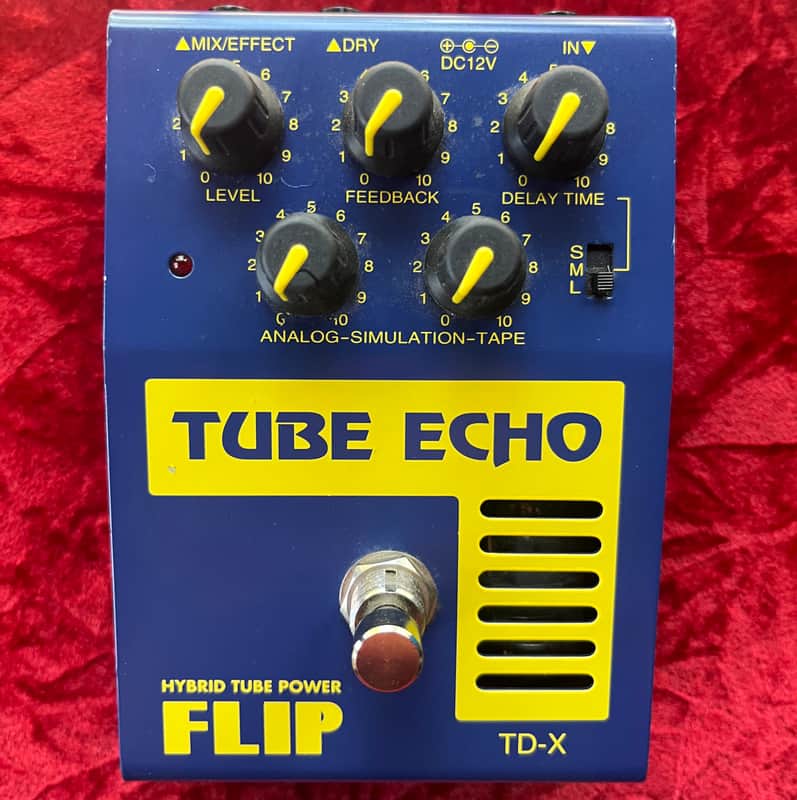 Guyatone Flip Tube Echo TD-X 2010s - Blue/Yellow image 1