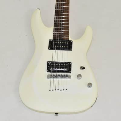 Schecter C-6 Deluxe Guitar Satin White B-Stock 1399 image 2