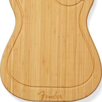 Fender Telecaster Bamboo Chopping Board image 1