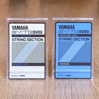 Yamaha TG55 // S5505 // String Section // Voice ROM & Waveform card Set