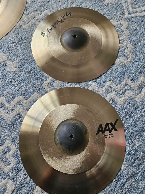 Sabian 14" AAX Freq Hi-Hat Cymbals (Pair)