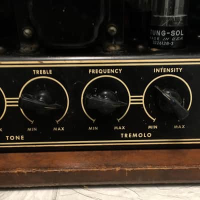 GIBSON GUITAR AMPLIFIER GA-50T SERVICED ORIGINAL PARTS FIRST MADE 1948 COSMETIC SHAPE A- GREAT SOUNDING HIGHLY DESIRABLE IN THIS CONDITION image 9