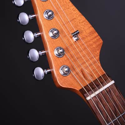 Dhatarattha DST SSS Surf Blue – Roasted Maple Neck, Stainless Steel Frets image 5