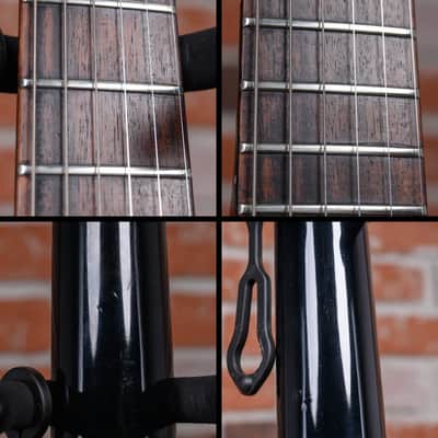 Kramer USA Pacer Carrera Black 1985 w/Hard Shell Case (Refin) image 13