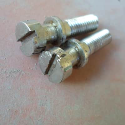 Ibanez Iceman Bridge / Tailpiece/ Studs/ & Posts Complete Assembly Quik Change 1981 Nickle image 12