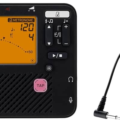 Korg TM70 Combo Tuner/Metronome w/Contact Mic (Black) imagen 1