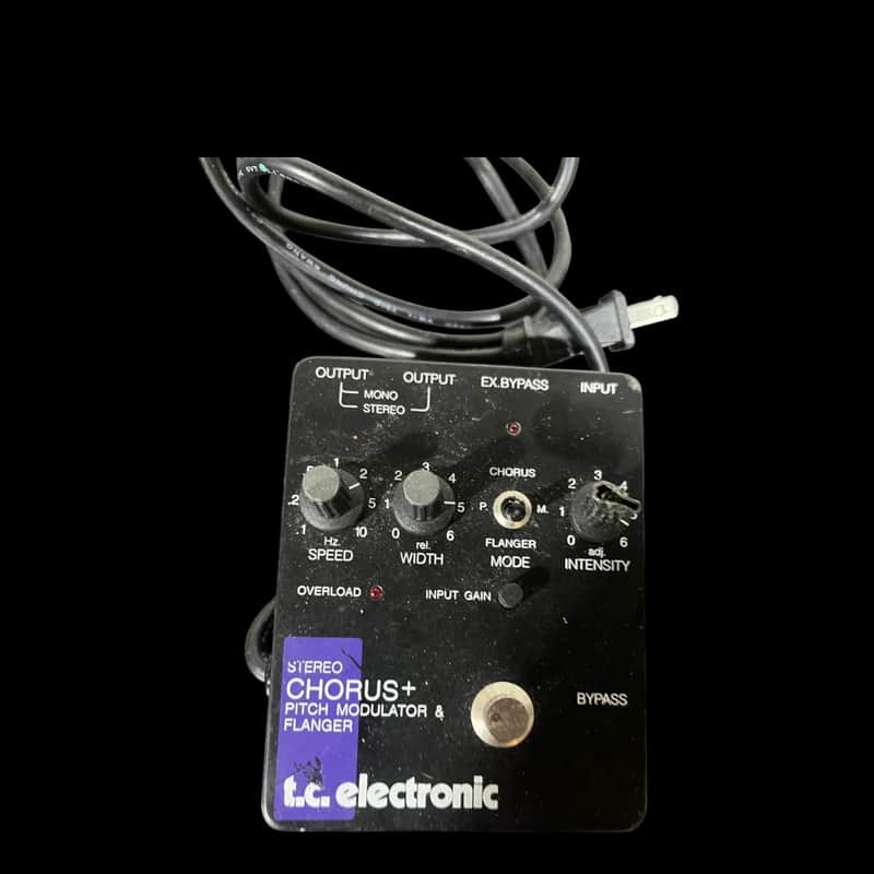 TC Electronic Stereo Chorus + Pitch Modulator & Flanger 1991 - 2016 - Black - X15279 image 1