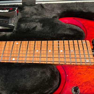 Ernie Ball Music Man Ball Family Reserve John Petrucci Signature JP15-7 - Blood Orange image 7