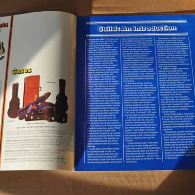 Guild flat-top and classic guitars vintage catalog booklet brochure. 1976? image 2