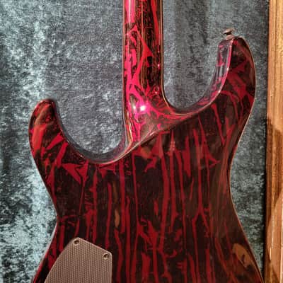 Schecter C-1 Silver Mountain - Blood Moon image 8