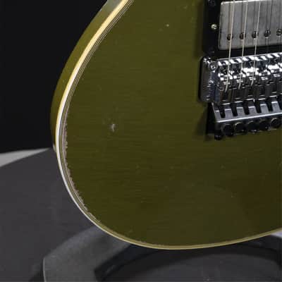 Gibson Custom Les Paul Axcess Custom Floyd Rose - Murphy Lab Heavy Aged Olive Drab image 10