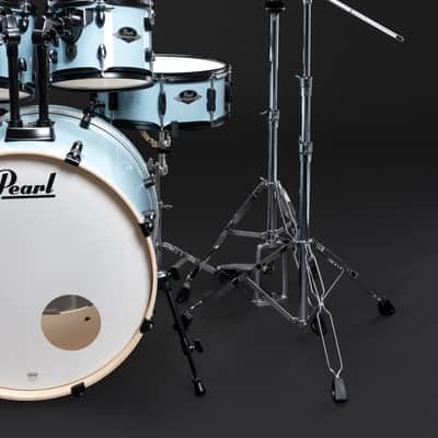 Pearl Export EXX 5-PCS Drum Set with HWP-834 and PX Cymbal Pack - Daphne Blue w/ black fittings image 11