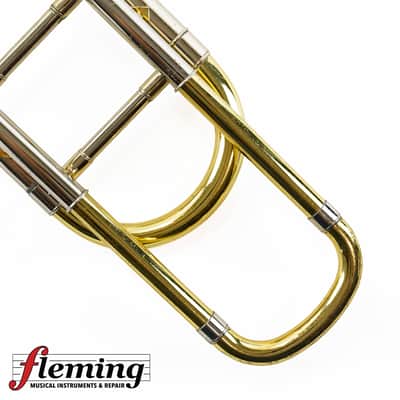 Bach Stradivarius 42G Professional Tenor Trombone - Gold Brass Bell image 4