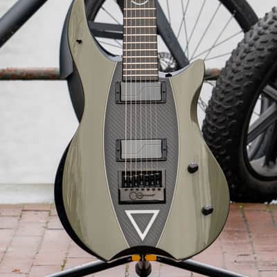 Framus Masterbuilt Stormbender 7-String Devin Townsend Signature – Olive Green Metallic image 2