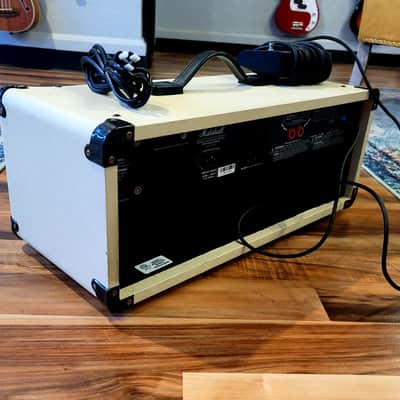 Marshall MG100HDFX 100-Watt Amp Head - Custom Color Limited Edition - White image 3