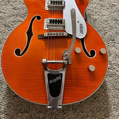 Gretsch G5427T Electromatic Hollow Body with Flame Maple Top 2021 - 2022 - Orange Stain image 2