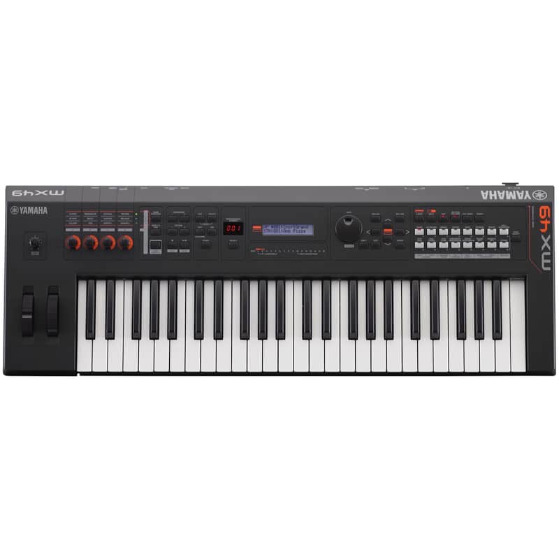 Yamaha MX49 v2 Keyboard Synthesizer, 49-Key, Black image 1