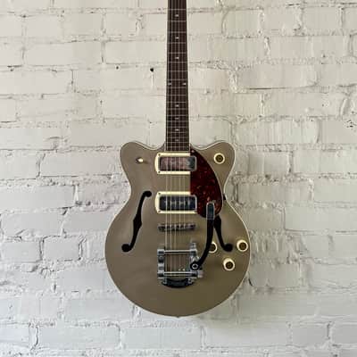 Gretsch G2655T-P90 Streamliner Center Block Double Cutaway with Bigsby 2021 - Present - Two Tone Sahara Metallic/Vintage Mahogany Stain image 1