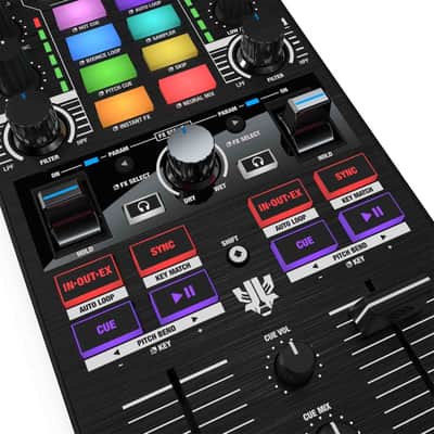Reloop Mixtour Pro, Portable All-In-One 4-Deck DJ Controller with Audio Interface image 6