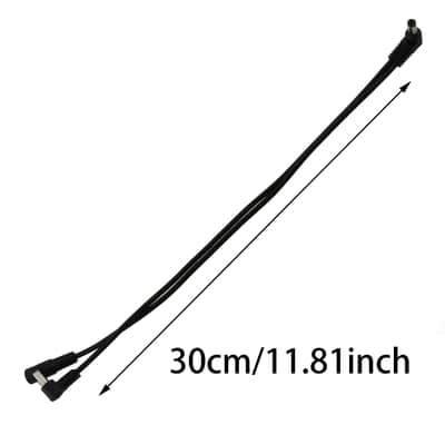 Daisy Chain 1 to 2 Outer+ Inner Daisy Chain 1 to 2 Ways Guitar Effects Pedal Multi-Plug Power Supply Cable for 9V DC Adapter Plug, Guitar Power Supply Adapter image 2