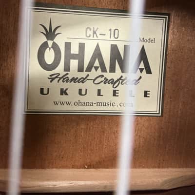 Ukelele Ohana CK-10 2017-2018 - Laminated mahogany image 3