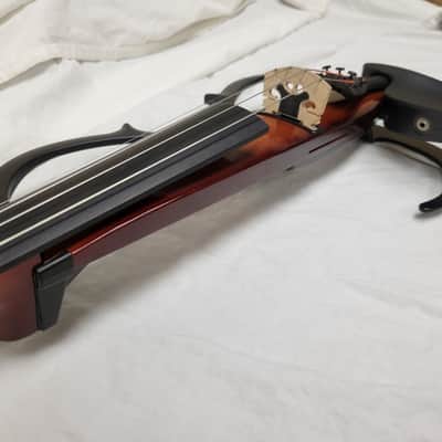 Yamaha Professional Silent Violin, model SV250 circa 2020, with used case image 5