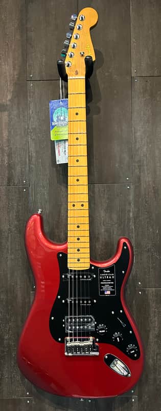 BRAND NEW 2025 Fender American Ultra II Stratocaster HSS Sinister Red w/ Case