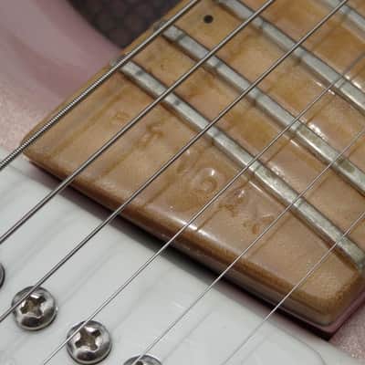 Mosrite Double Axe Prototype 1988 Champagne Pink image 4