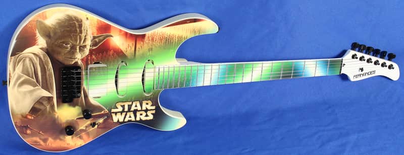 Fernandes Retrorocket Star Wars Guitar Collection Darth Vader Yoda