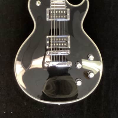 Burny Black Les Paul Custom John Sykes Signature image 1