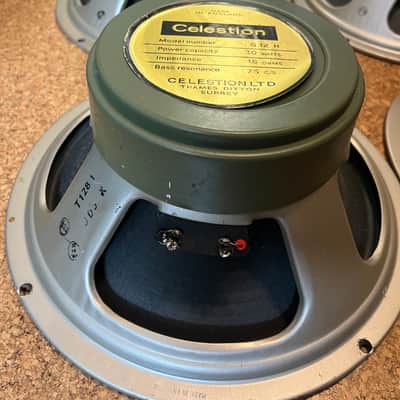 Celestion 1971 Thames Ditton G12H T1281 Pre-Rola Pulsonic 102 014 - QUAD! image 2