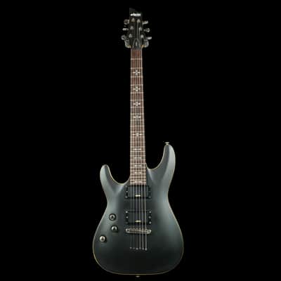 Schecter Demon 6 Aged Black Satin Left Handed image 3