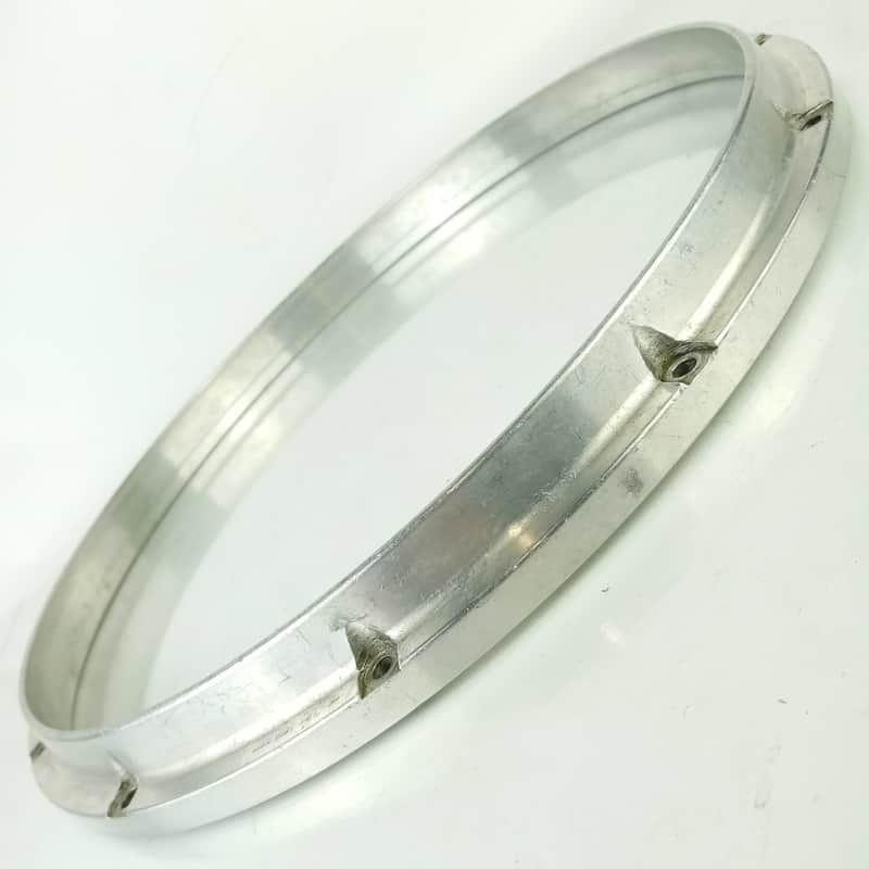 Pearl 14"Die-Cast 12-Lug Championship FFX Snare Drum Batter Rim/Hoop Aluminum'01 image 1