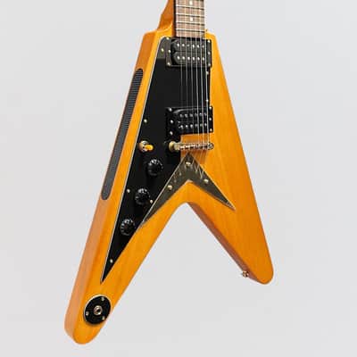 Epiphone 1958 Korina Flying V Left Handed Electric Guitar - Aged Natural image 2