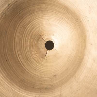Zildjian 1945-49' K Zildjian Istanbul 20" Thin Ride Cymbal Old Stamp Type IIa 1,724g image 5