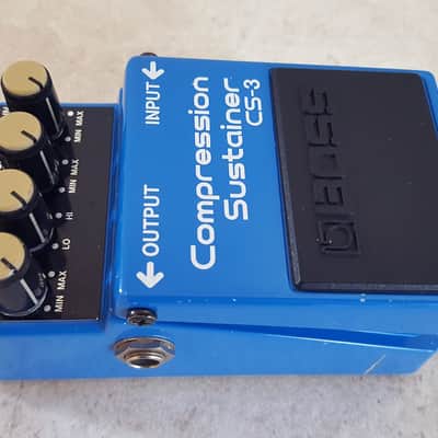 Boss CS-3 Compression Sustainer MIJ (Black Label) 1986 - Blue image 2