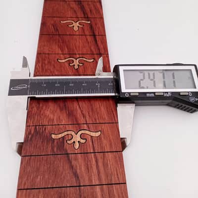 Weymann® NOS 25.5" Swoop Fingerboard Fretboard African Rosewood image 4