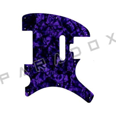 Custom Pickguard For 2005 - 2009 Made in America Parker Southern NiteFly - Purple Pearl/Black/White/Black .090" image 1