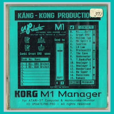 KÄNG-KONG- Atari ST Sound Manager for Korg M1