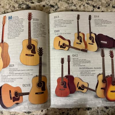 Washburn Catalog Flyer 80s-90s SBF24 SBT21 SBS20 ea20 ea30 Mandolin Banjo Crackle image 6
