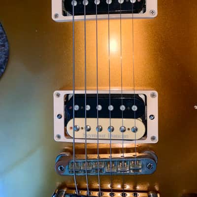 2017 Gibson Les Paul gold top Tribute electric guitar made in the USA image 4
