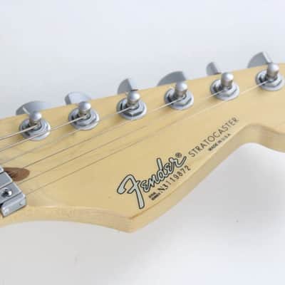 1993 Vintage Fender Stratocaster Plus Deluxe Crimson Burst Strat USA 1990s TBX Tone +OHSC image 21