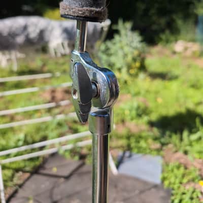 Yamaha CS-650A 600 Series Lightweight Single-Braced Straight Cymbal Stand 2010s - Chrome image 4
