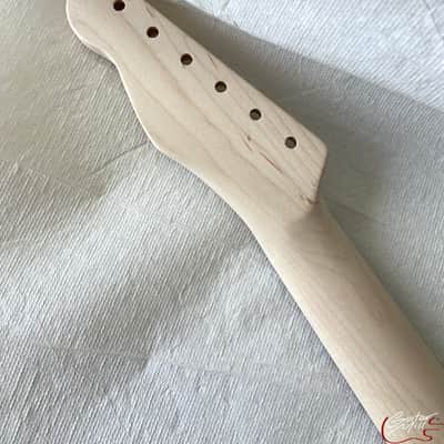 Guitar Mill T-Style Replacement Neck / 2 pc. Maple & Indian Rosewood / ROUND HEEL / Chunky C / Compound Radius / Bone Nut (#GIN-3467) image 7