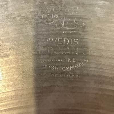 Zildjian Avedis 18” medium crash with rivets 1965-1979 image 3