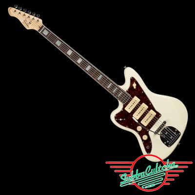 Revelation RJT 60 B Left Handed Vintage White Bass VI image 2