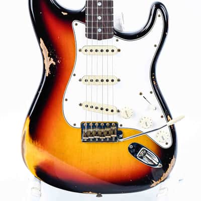 Fender Custom Shop 1965 Stratocaster 3 Color Sunburst Heavy Relic image 5