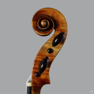 Fine Handmade Violin c.1900 – Joseph Guarnerius fecit Cremonae anno 1746 – Powerful Tone, Fully Restored image 9