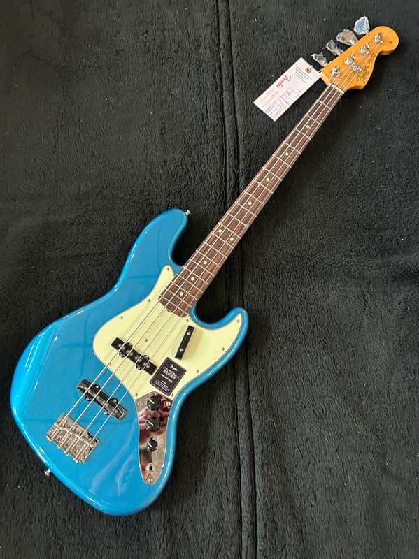 Fender Vintera II '60s Jazz Bass with Rosewood Fretboard Lake Placid Blue #MX23107622 9 lbs. 4.2 oz image 1