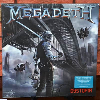 Dave Mustaine's Dean USA Custom Shop Dystopia Zero GRAMMY Album Cover Artist Signed World Tour Stage Played Megadeth Dave Mustaine Signature Explorer Electric Guitar Pre-Gibson Era image 3